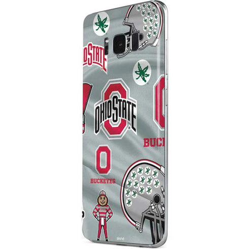 Ohio State University Pattern Galaxy S8 Plus Skin