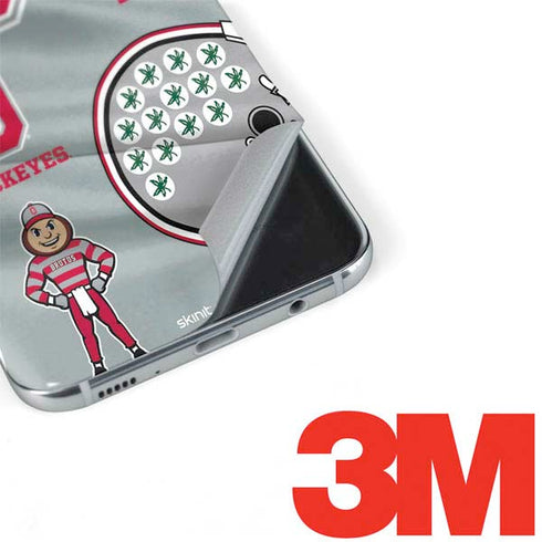 Ohio State University Pattern Galaxy S8 Plus Skin