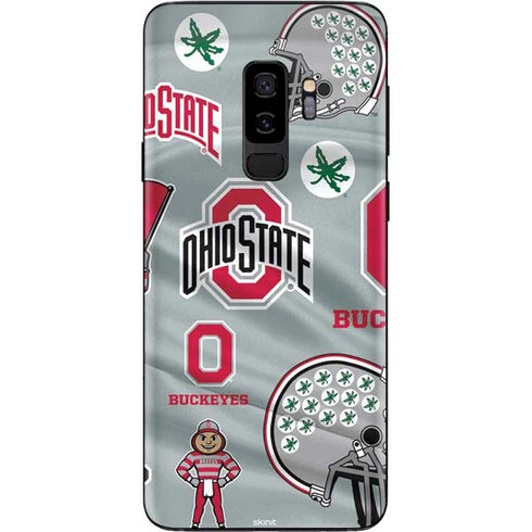 Ohio State University Pattern Galaxy S9 Plus Skin