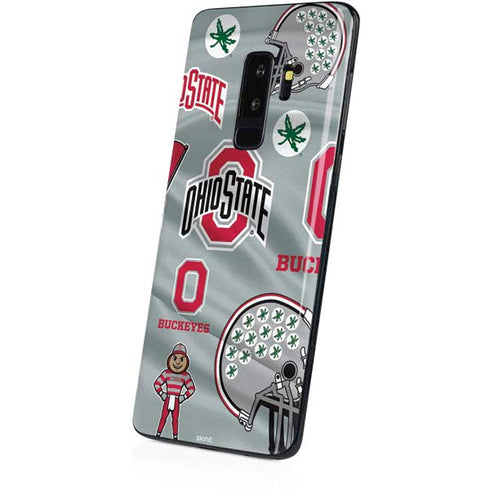 Ohio State University Pattern Galaxy S9 Plus Skin