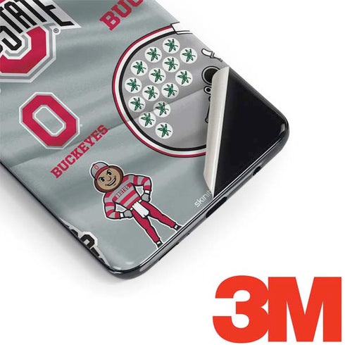 Ohio State University Pattern Galaxy S9 Skin