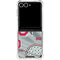 Ohio State University Pattern Galaxy Z Flip7 Clear Case
