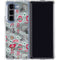 Ohio State University Pattern Galaxy Z Fold5 5G Clear Case