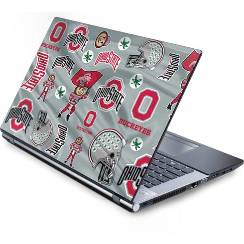 Ohio State University Pattern Generic Laptop Skin