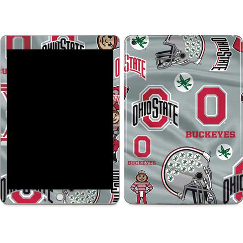 Ohio State University Pattern Apple iPad Skin