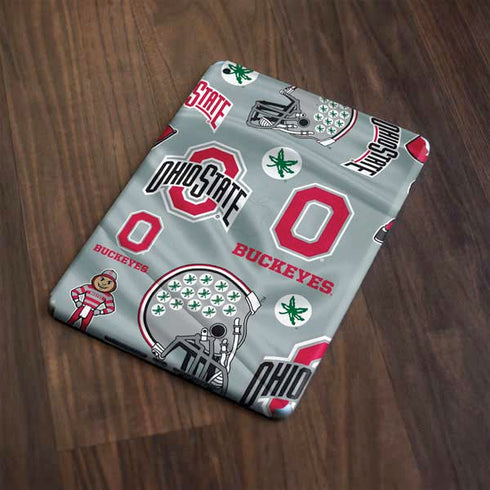 Ohio State University Pattern Apple iPad Skin