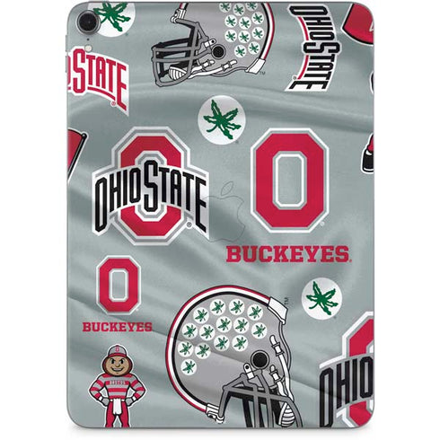 Ohio State University Pattern Apple iPad Pro Skin