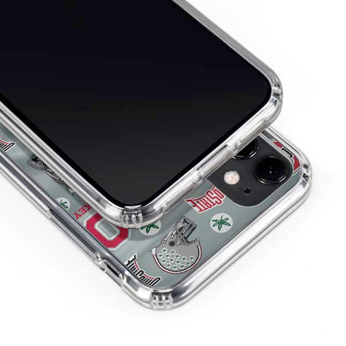 Ohio State University Pattern iPhone 11 Clear Case