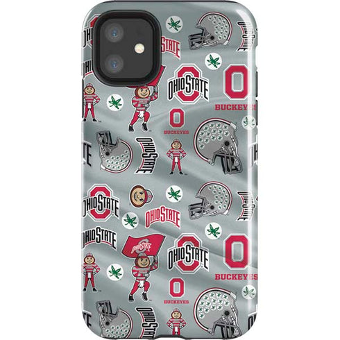 Ohio State University Pattern iPhone 11 Impact Case