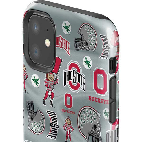 Ohio State University Pattern iPhone 11 Impact Case