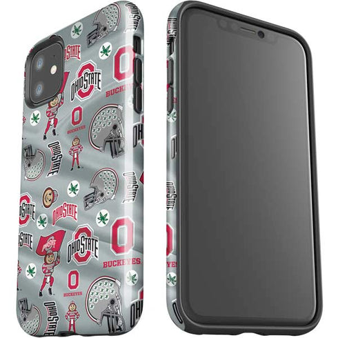 Ohio State University Pattern iPhone 11 Impact Case