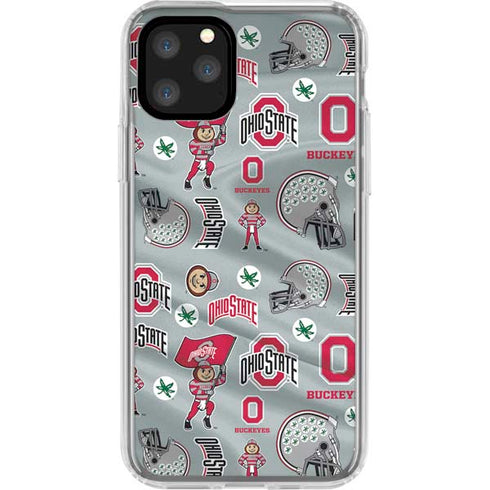 Ohio State University Pattern iPhone 11 Pro Clear Case