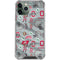Ohio State University Pattern iPhone 11 Pro Max Clear Case