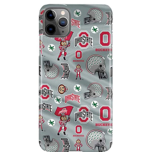 Ohio State University Pattern iPhone Cases