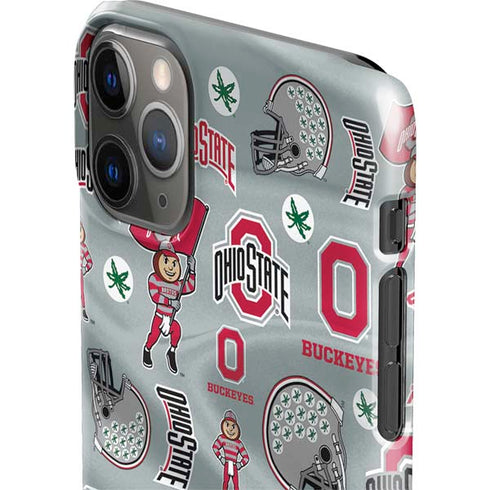 Ohio State University Pattern iPhone 11 Pro Max Lite Case