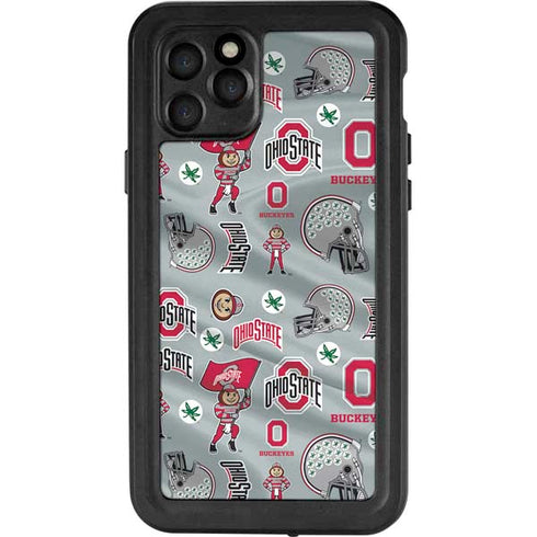 Ohio State University Pattern iPhone 11 Pro Waterproof Case