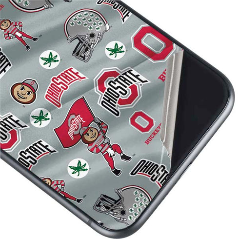 Ohio State University Pattern iPhone 11 Skin