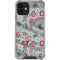Ohio State University Pattern iPhone 12 Clear Case