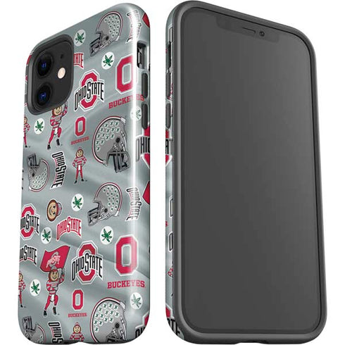 Ohio State University Pattern iPhone 12 Impact Case