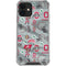 Ohio State University Pattern iPhone 12 Mini Clear Case
