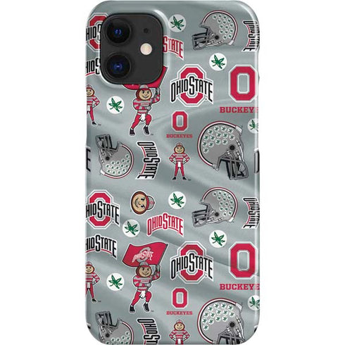 Ohio State University Pattern iPhone 12 Mini Lite Case