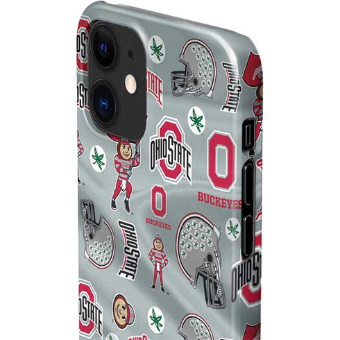 Ohio State University Pattern iPhone 12 Mini Lite Case