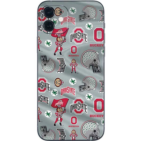 Ohio State University Pattern iPhone 12 Mini Skin