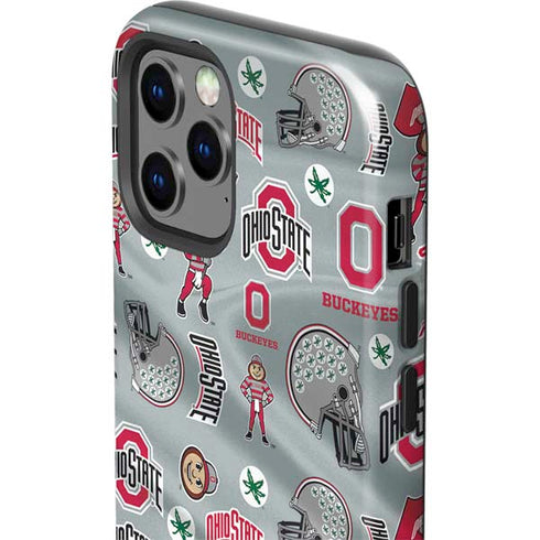 Ohio State University Pattern iPhone 12 Pro Impact Case