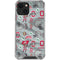 Ohio State University Pattern iPhone 13 Mini Clear Case