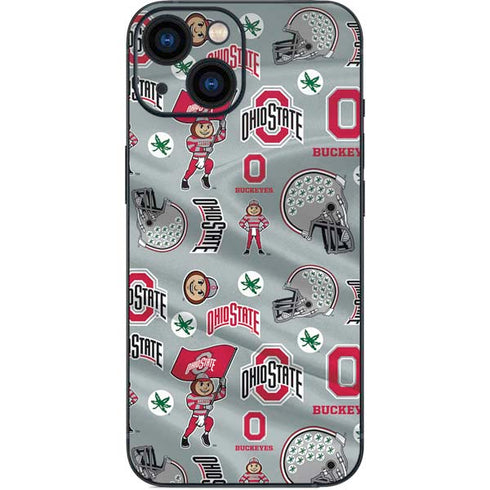 Ohio State University Pattern iPhone 13 Mini Skin