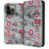 Ohio State University Pattern iPhone 13 Pro Max Folio Case