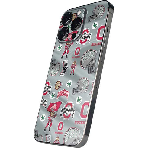 Ohio State University Pattern iPhone 13 Pro Skin