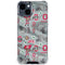 Ohio State University Pattern iPhone 14 Plus Clear Case