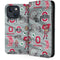 Ohio State University Pattern iPhone 14 Plus Folio Case