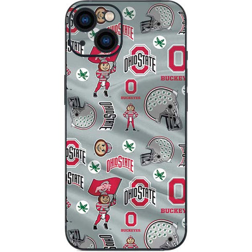 Ohio State University Pattern iPhone Skins