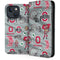 Ohio State University Pattern iPhone 15 Plus Folio Case
