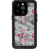 Ohio State University Pattern iPhone 15 Pro Waterproof Case