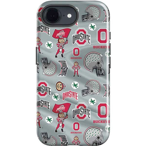 Ohio State University Pattern iPhone 16e Impact Case