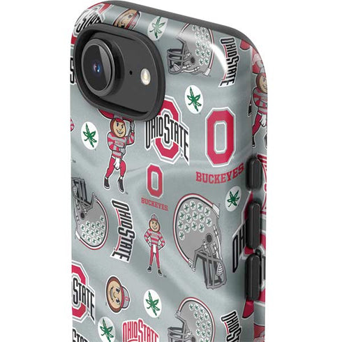 Ohio State University Pattern iPhone 16e Impact Case