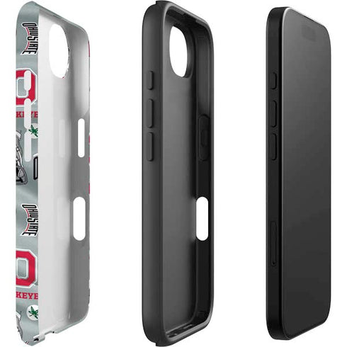 Ohio State University Pattern iPhone 16e Impact Case