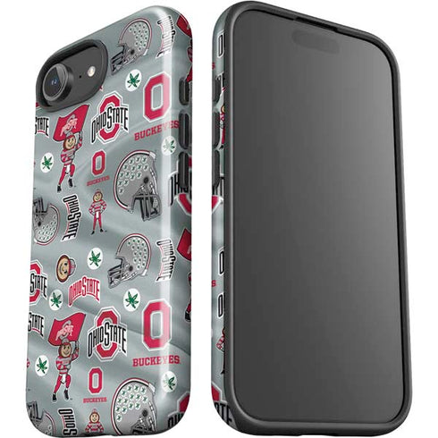 Ohio State University Pattern iPhone 16e Impact Case