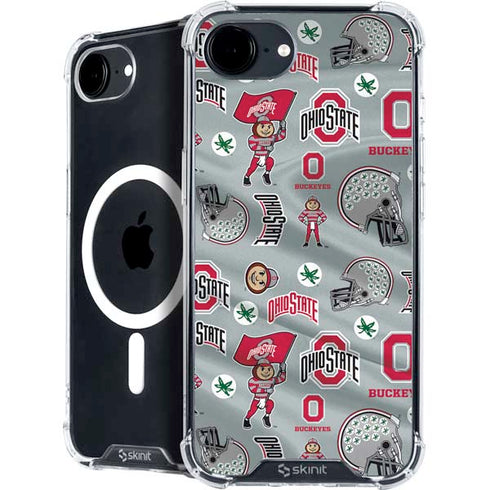 Ohio State University Pattern iPhone 16e MagSafe Case