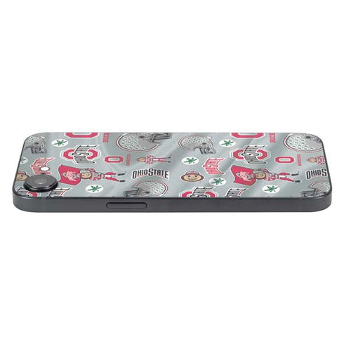 Ohio State University Pattern iPhone 16e Skin
