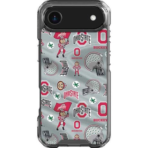 Ohio State University Pattern iPhone 17 Air Clear Case