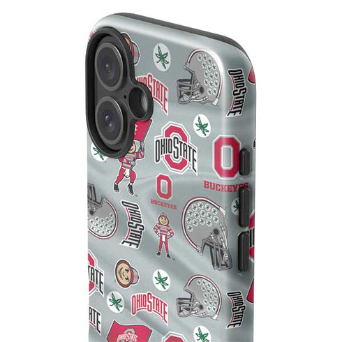 Ohio State University Pattern iPhone 17 Impact Case
