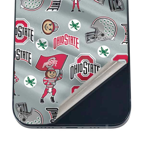 Ohio State University Pattern iPhone 17 Pro Max Skin