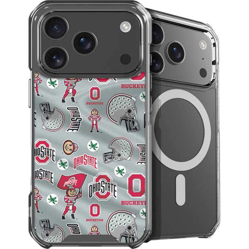 Ohio State University Pattern iPhone 18 Pro Max MagSafe Case