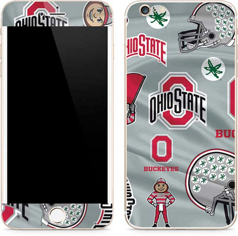Ohio State University Pattern iPhone 6/6s Plus Skin