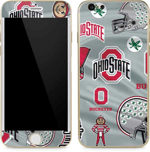 Ohio State University Pattern iPhone 6/6s Skin