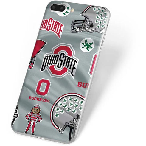 Ohio State University Pattern iPhone 7 Plus Skin